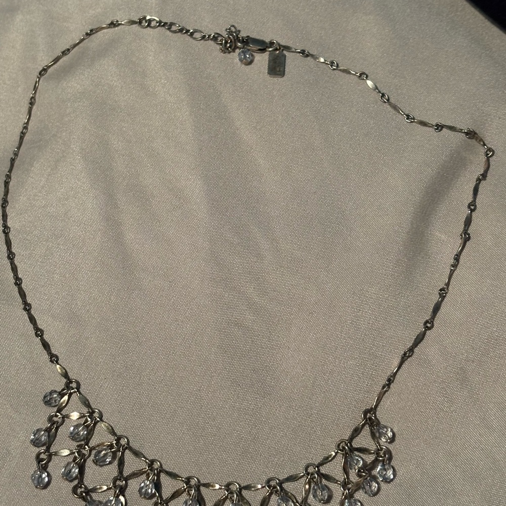 Intricate Silver Geometric Necklace